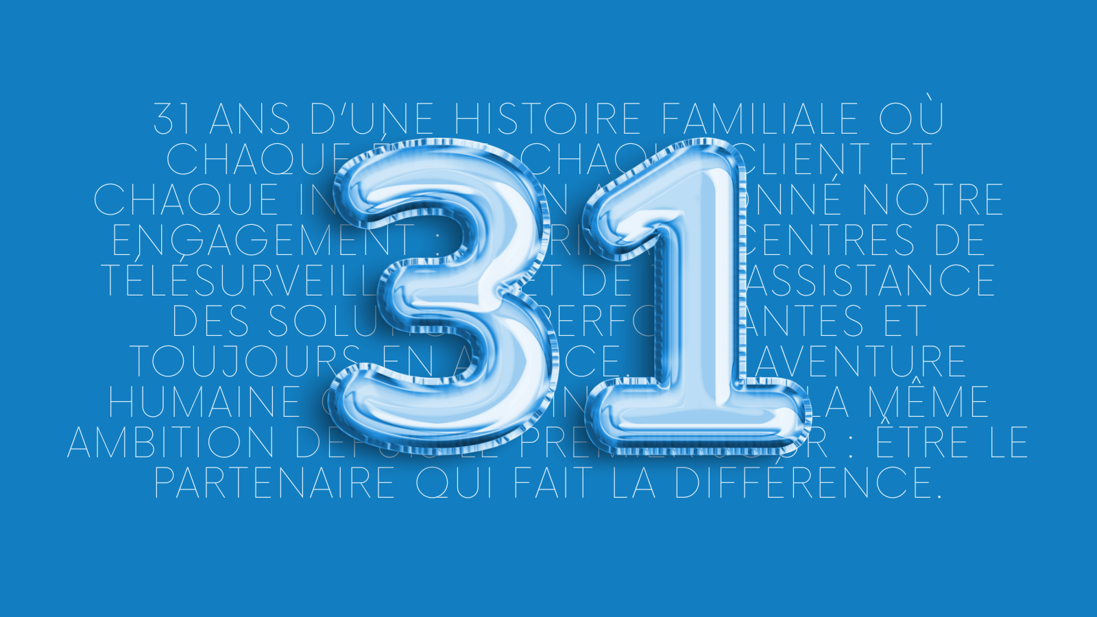 31 ans !